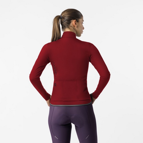 CASTELLI ( カステリ ) ジャケット ESPRESSO 2 W JACKET ( エスプレッソ 2 ウィメンズ ジャケット ) ガーネット M レディース