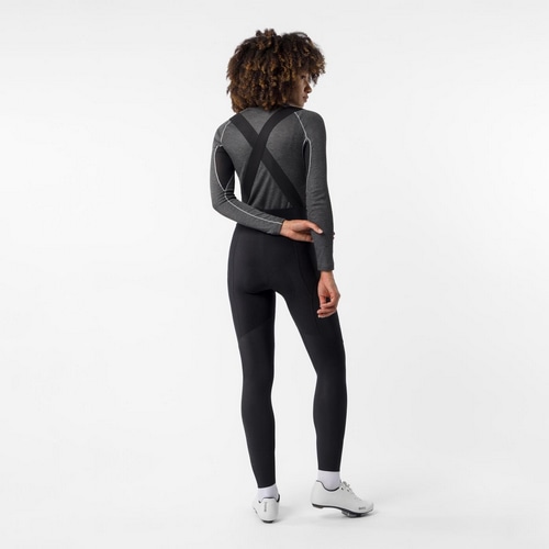 CASTELLI ( カステリ ) ビブタイツ COMPETIZIONE W DT BIBTIGHT ( コンペティツィオーネ ウィメンズ ドロップテール ビブタイツ ) ブラック S レディース