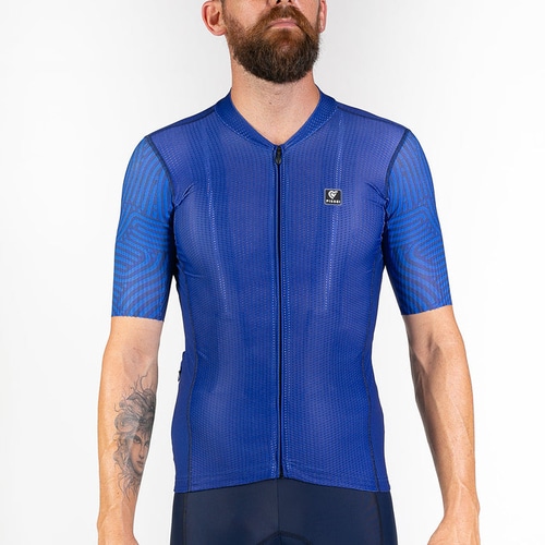 PISSEI ( ピセイ ) 半袖ジャージ サイクルジャージ サンレモ ブルー L