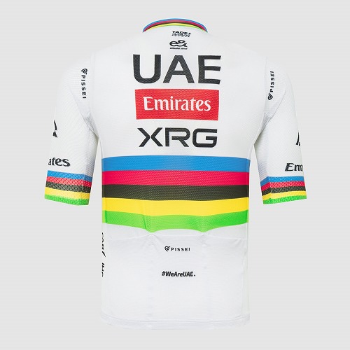 PISSEI ( ピセイ ) 半袖ジャージ WORLD CHAMPION TADEJ POGACAR ( ワールドチャンピオン タディ ポガチャル ) マジェスティラーレ ジャージ 2024 UAE TEAM EMIRATES ( チーム エミュレーツ ) XS