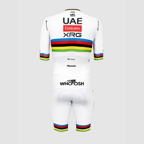 PISSEI ( ピセイ ) ワンピースジャージ WORLD CHAMPION TADEJ POGACAR ( ワールドチャンピオン タディ ポガチャル ) レプリカ ロードスキンスーツ 2024 UAE TEAM EMIRATES ( チーム エミュレーツ ) XS