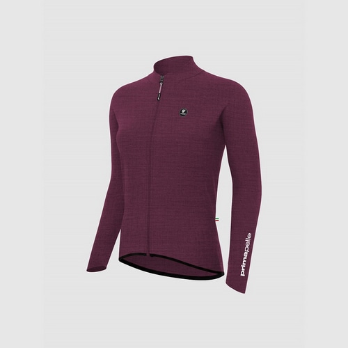 PISSEI ( sZC ) W[W PRIMAPELLE WOMEN WINTER LONG SLEEVE JERSEY ( v}y E[} EC^[ OX[u W[W ) W bh ( BORDEAUX /MELANGE ) S fB[X