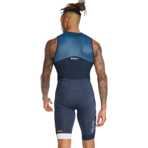 2XU ( ツータイムズユー ) トライスーツ LIGHT SPEED FRONT ZIP TRISUIT ( ライト スピード フロント ジップ  トライスーツ ) アウトスペースホワイト M