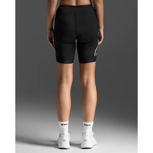 2XU ( ツータイムズユー ) トライアスロンウェア CORE TRI 6INCH SHORT ( コア トライ 6インチ ショーツ ) ブラック/ホワイト S レディース