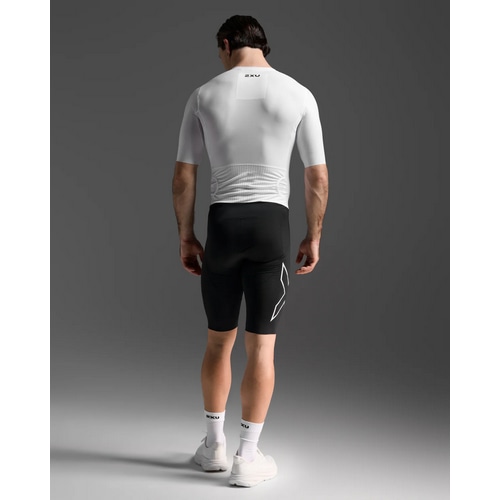 2XU ( �c�[�^�C���Y���[ ) �g���C�X�[�c LIGHT SPEED REACT SLEEVED TRISUIT ( ���C�g �X�s�[�h ���A�N�g �X���[�u �g���C�X�[�c ) BLK/WHT S