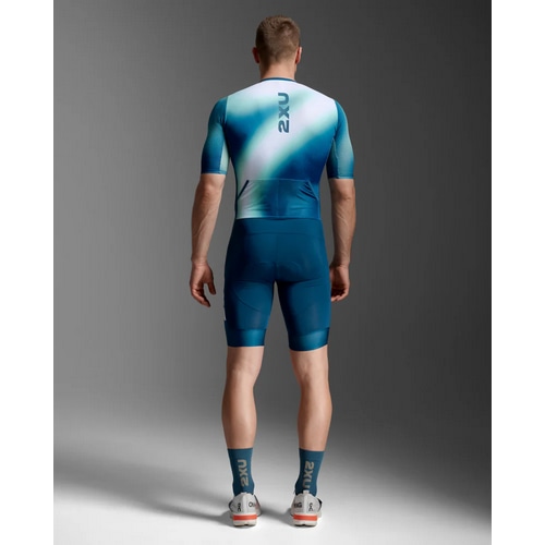 2XU ( �c�[�^�C���Y���[ ) �g���C�X�[�c AERO HEX SLEEVED TRISUIT ( �G�A�� �w�b�N�X �X���[�u �g���C�X�[�c ) JLM/MAJ S