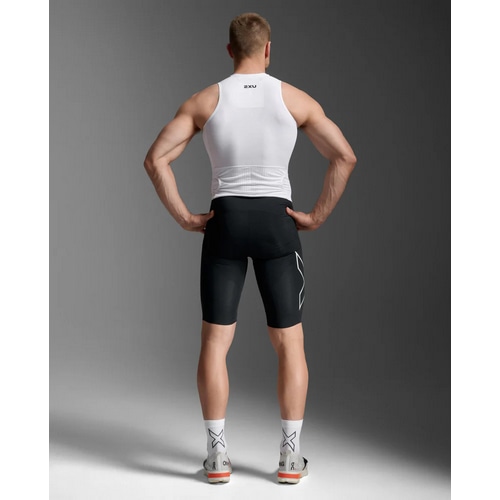 2XU ( �c�[�^�C���Y���[ ) �g���C�X�[�c LIGHT SPEED REACT TRISUIT ( ���C�g �X�s�[�h ���A�N�g �g���C�X�[�c ) BLK/WHT S