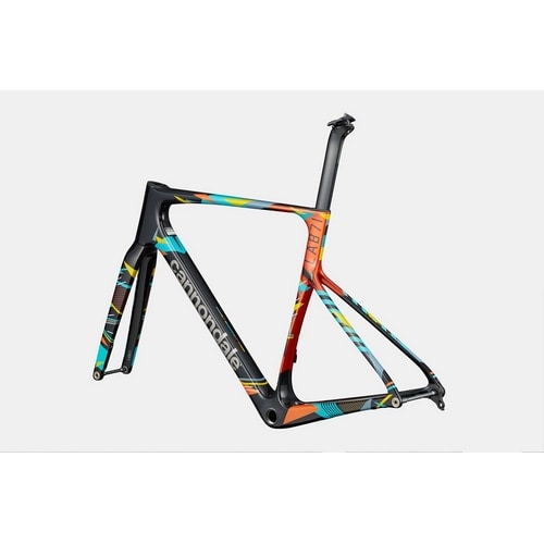 CANNONDALE ( キャノンデール ) ロードフレーム SUPERSIX EVO LAB71 FRAMESET ( スーパーシックス エボ LAB71 フレームセット ) Black with WOW colors 54 ( 身長目安175cm前後 )