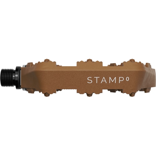 CRANK BROTHERS ( クランクブラザーズ ) フラットペダル STAMP 0 ( スタンプ ゼロ ) ブラウン S