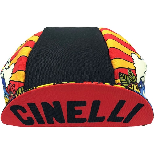 CINELLI ( �`�l�� ) �L���b�v WEST COAST CAP ( �E�F�X�g�R�[�X�g �L���b�v ) �u���b�N/�I�����W �t���[�T�C�Y
