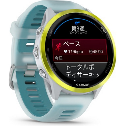 GARMIN ( ガーミン ) スマートウオッチ FORERUNNER 570 ( フォアランナー 570 ) ホワイト/アンプイエロー 47mm