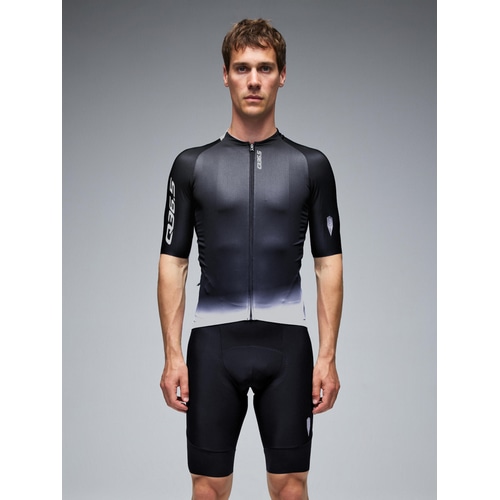 Q36.5�i �L���[�T�[�e�B�V�b�N�X�|�C���g�t�@�C�u �j �����W���[�W GREGARIUS PRO COLLAR FADE JERSEY ( �O���K���A�X �v�� �J���[ �t�F�[�h �W���[�W ) �u���b�N S