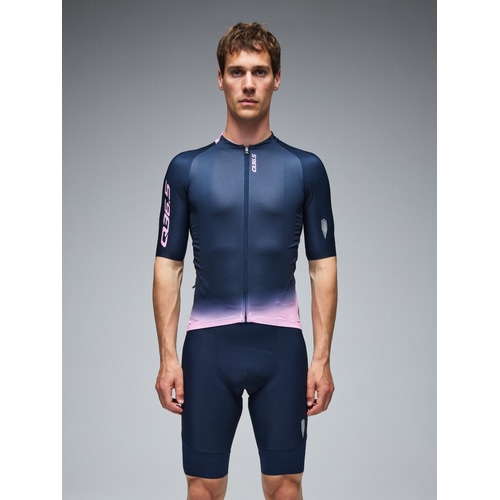 Q36.5�i �L���[�T�[�e�B�V�b�N�X�|�C���g�t�@�C�u �j �����W���[�W GREGARIUS PRO COLLAR FADE JERSEY ( �O���K���A�X �v�� �J���[ �t�F�[�h �W���[�W ) �m�[�e�B�J �u���[ M