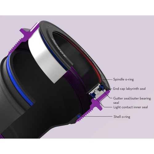 WOLFTOOTH ( �E���t�g�D�[�X ) BB�i�{�g���u���P�b�g�j T47 EXTERNAL BOTTOM BRACKET ( T47 �G�N�X�^�[�i�� �{�g���u���P�b�g ) �I�����W T47EXT/24MM