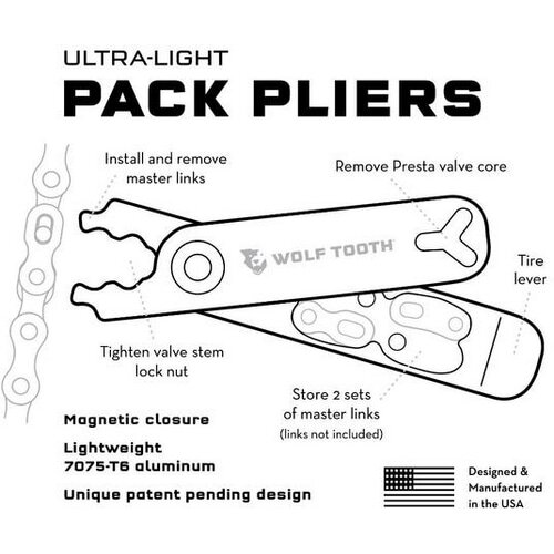 WOLFTOOTH ( EtgD[X ) pH MASTER LINK COMBO PLIERS BLACKBOLT ( }X^[ N R{ s[ ubN{g ) ubN