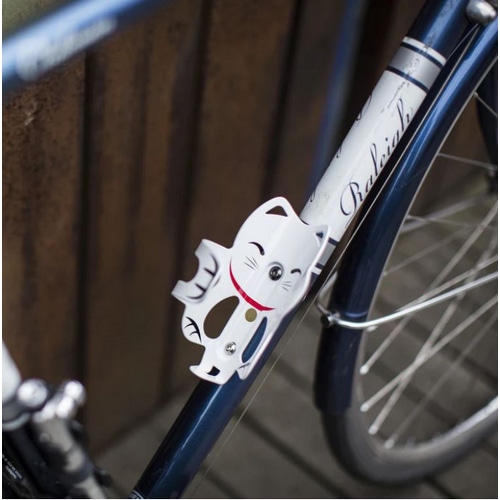 PDW ( ピーディダブル ) ボトルケージ LUCKY CAT CAGE WHT | 自転車