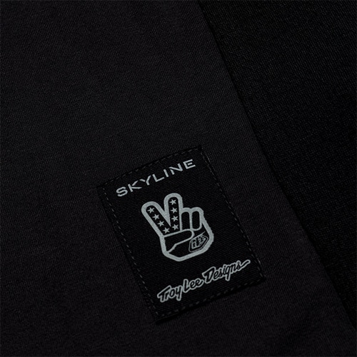 TROY LEE DESIGNS ( �g���C���[ �f�U�C���Y ) �s�V���c�E�J�W���A���E�F�A SKYLINE LS RIDE TEE ( �X�J�C���C�� �����O�X���[�u ���C�h�e�B�[ ) �V�O�l�[�`���[ �u���b�N M