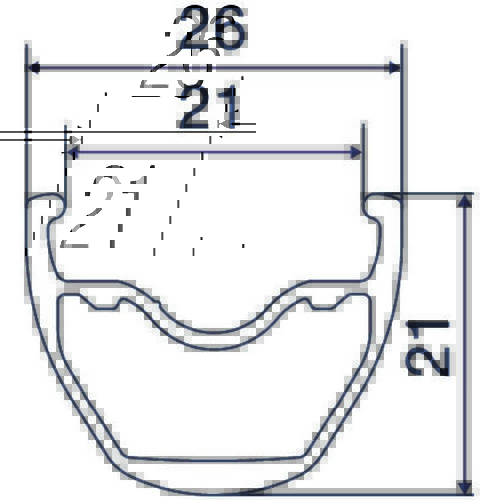 MAVIC ( マヴィック ) MTB用ホイール CROSSRIDE FTS-X ( クロスライド ) ブラック FT用 27.5 ( 584 x 21C )