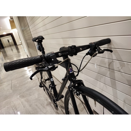 FUJI ( フジ ) クロスバイク BALLAD OMEGA ( バラッド オメガ ) 【新宿クロスバイク館オリジナル】 マットブラック 52 ( 適応身長目安170cm前後 )