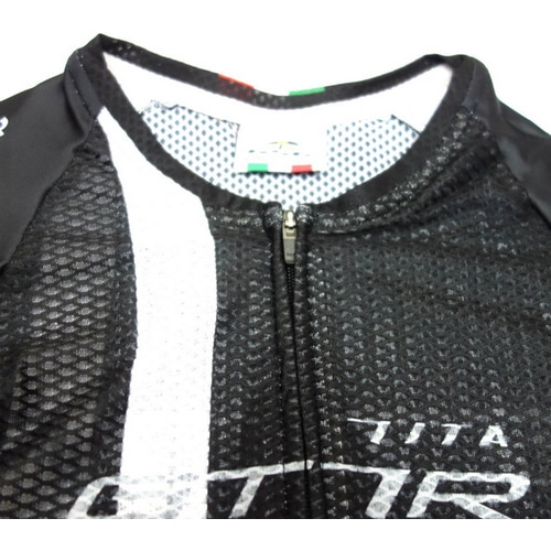 7-ITA ( セブンアイティエー ) 半袖ジャージ GT-7RR CLIMBER'S JERSEY ( クライマーズ ジャージ ) ブラック/ホワイト L