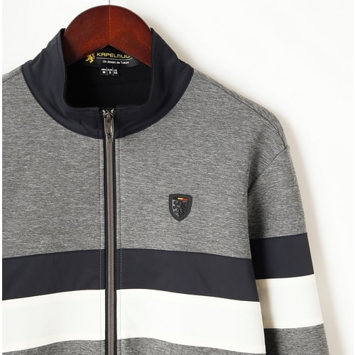 KAPELMUUR ( カペルミュール ) ジャケット サーモコンビジャケット ダブルボーダー グレー L 【越谷店アウトレット特価】