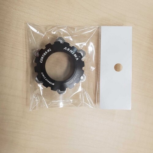 【訳アリ品】 ASHIMA ( アシマ ) ディスクブレーキアダプター AC03-2 セントラ XL ブラック シマノ用