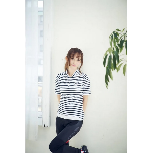 7-ITA ( ZuACeBG[ ) W[W STRIPE LADY JERSEY ( XgCv fB[X W[W ) zCg/lCr[ XS fB[X