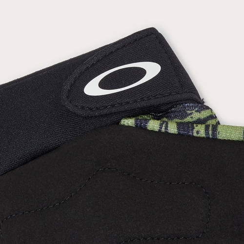 OAKLEY ( オークリー ) 指切りグローブ SEEKER FINGERLESS GLOVE ( シーカー フィンガーレス グローブ ) デュアリティスワール グリーン/ブラック S