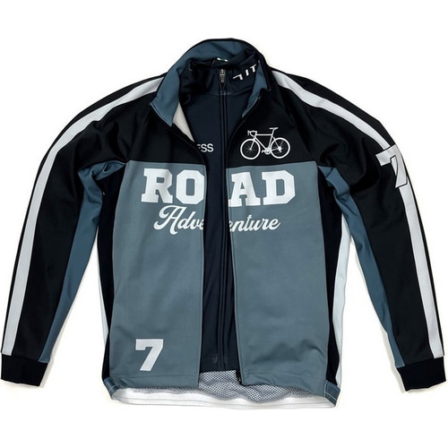 7-ITA ( セブンアイティエー ) ジャケット 【オンライン専売】 ROAD ADVENTURE WIND JACKET ( ロード アドベンチャー ウィンド ジャケット ) ブラック/ブルー S