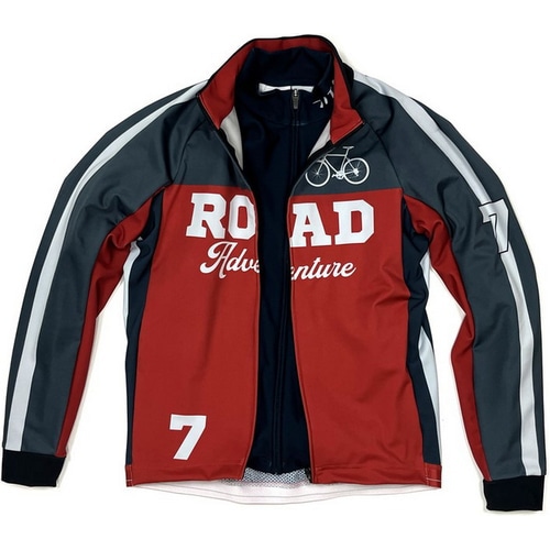 7-ITA ( セブンアイティエー ) ジャケット 【オンライン専売】 ROAD ADVENTURE WIND JACKET ( ロード アドベンチャー ウィンド ジャケット ) ネイビー/レッド S