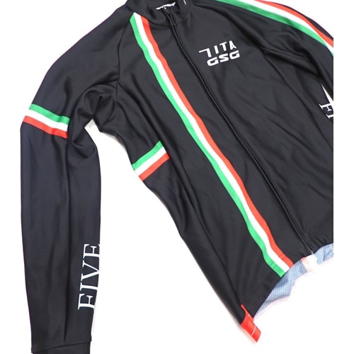 7-ITA ( セブンアイティエー ) 長袖ジャージ 【オンライン専売】 CLIMA FIVE LS JERSEY ( クリマ ファイブ ロングスリーブ ジャージ ) ブラック L