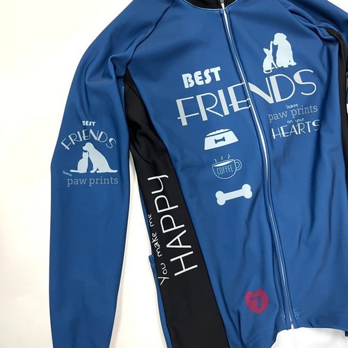 7-ITA ( セブンアイティエー ) 長袖ジャージ 【オンライン専売】 FRIENDS LADY LS JERSEY ( フレンズ レディース ロングスリーブジャージ ) ネイビー S レディース