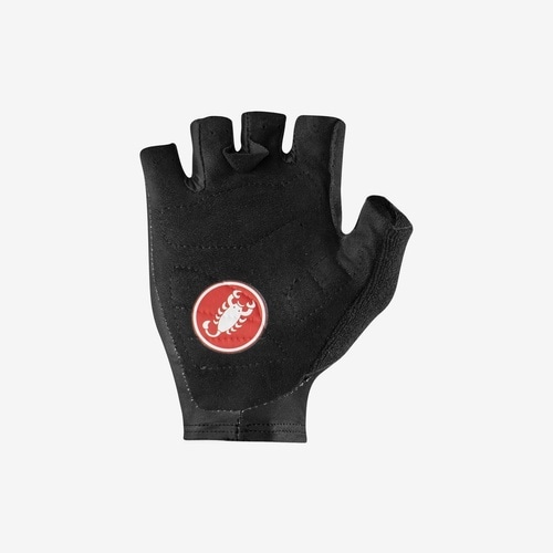 CASTELLI ( �J�X�e�� ) �w�؂�O���[�u AC MILAN ( AC�~���� ) RACE SHORT GLOVES ( ���[�X�V���[�g�O���[�u ) 010 �u���b�N L