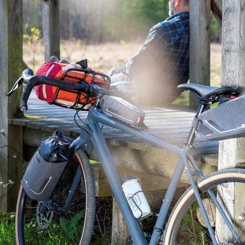 RIXEN KAUL ( リクセンカウル ) パニア・サイドバッグ FR812/バイクパック フォーク ウォータープルーフ グレー 4L