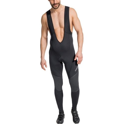 VAUDE ( �t�@�E�f ) �r�u�^�C�c MEN'S ACTIVE WARM TIGHTS ( �����Y �A�N�e�B�u �E�H�[���^�C�c ) �u���b�N/�V���o�[ S