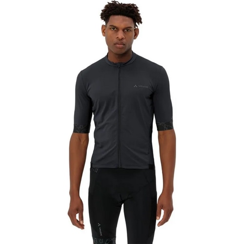 VAUDE ( ファウデ ) 半袖ジャージ MEN'S KURO FZ TRICOT II ( メンズ クロ フルジップ トリコット 2 ) ブラック S