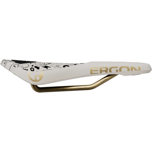 ERGON ( エルゴン ) サドル SM DOWNHILL COMP VALI HOLL EDITION ( SM ダウンヒル コンプ ヴァリ ホル エディション ) ホワイト