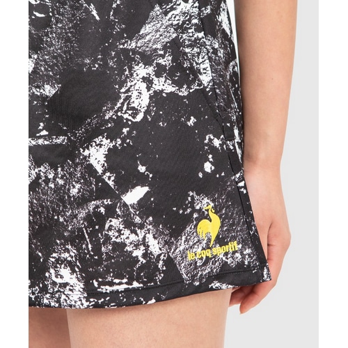 Le coq sportif ( ルコックスポルティフ ) スカート NEWCOSMOS GRA SKORT ( ニューコスモス グラフィックスコート ) ブラック L レディース