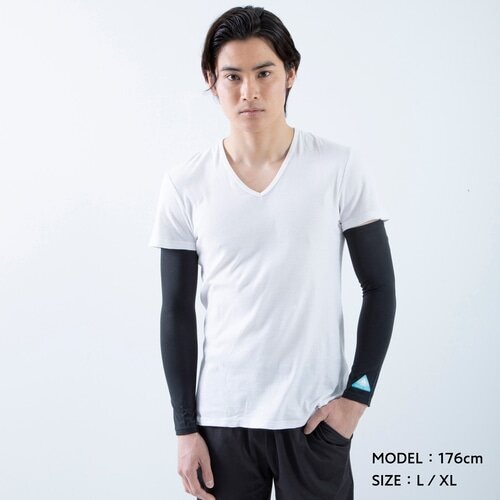 FREEZE TECH ( フリーズテック ) アームカバー 冷感アームカバー ブラック S