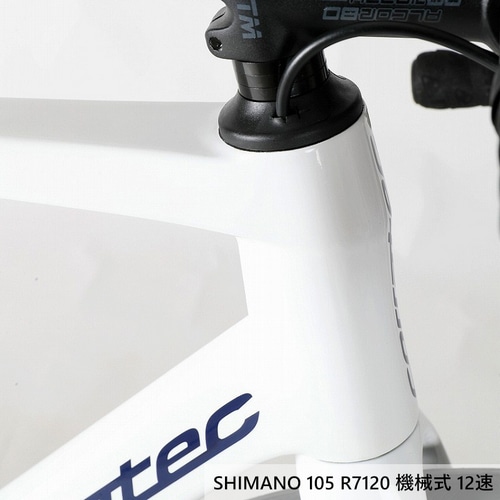 CORRATEC ( コラテック ) ロードバイク R.T.CARBON ( RT カーボン ) 105 Mech R7120 / WH-RS171 ホワイト/ネイビー 47 (身長目安155cm前後)