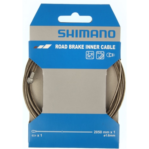 SHIMANO SMALL ( �V�}�m ) �@�B���P�[�u���� ���[�h�p SUS �u���[�L �C���i�[�P�[�u�� �u���b�N 1.6X2050mm