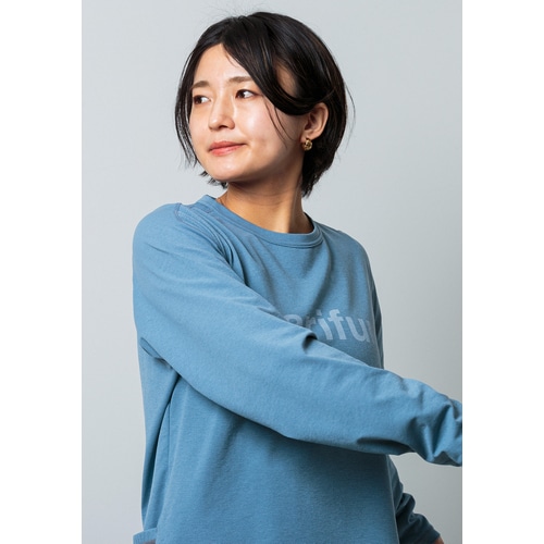 Nari-Furi ( ナリフリ ) Tシャツ・カジュアルウェア アクティブメッシュバックポケットロングTシャツ ブルー / グレー XL