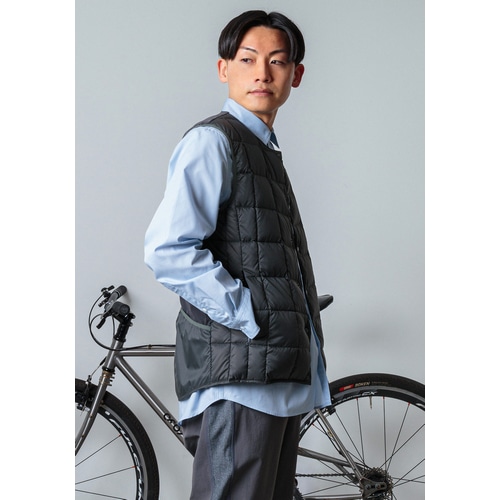 Nari-Furi ( ナリフリ ) ベスト・ジレ narifuri × TAION クルーネックサイクルインナーベスト チャコール L