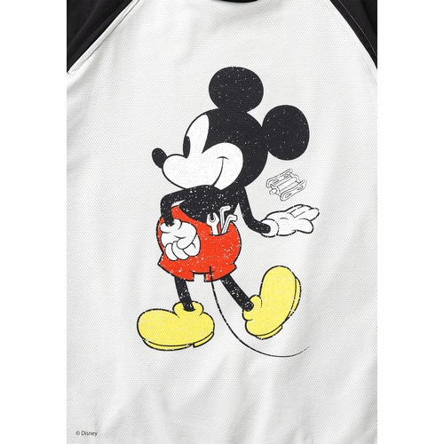 Nari-Furi ( ナリフリ ) Tシャツ・カジュアルウェア Disney Collection アクティブメッシュサイクルジャージ ライトグレー L