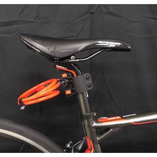 FORCE ( フォース ) ワイヤー ミニダイヤルロック ブラケット付き レッド 8MMX90CM