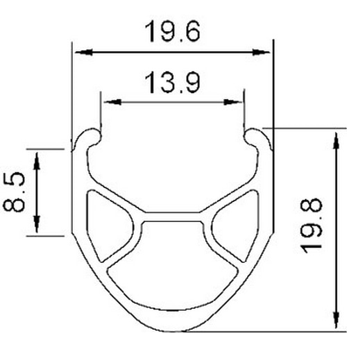 ALEX ( アレックス ) リム R450 ブラック 700C ( 622 ) /32H