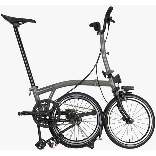 BROMPTON ( ブロンプトン ) 折りたたみ自転車 P Line Mid ( P ライン ロー ) M4L Fizik Aliante R7 ストーム グレー メタリック YSオリジナル輪行バッグプレゼント