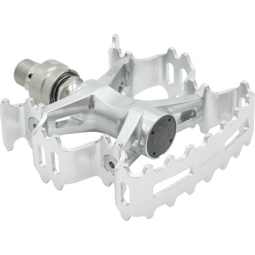 MKS ( 三ヶ島製作所 ) フラットペダル AURORA EZY SUPERIOR ( オーロラ イージー スーペリア ) パープル/シルバー