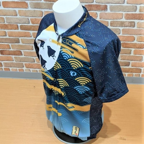 PEARL-IZUMI ( パールイズミ ) 半袖ジャージ YS621-B-9 プリント ジャージ 大浪に千鳥 S