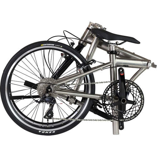 Harry Quinn ( ハリークイン ) 折りたたみ自転車 TITAN8 ( チタン 8 ) シルバー